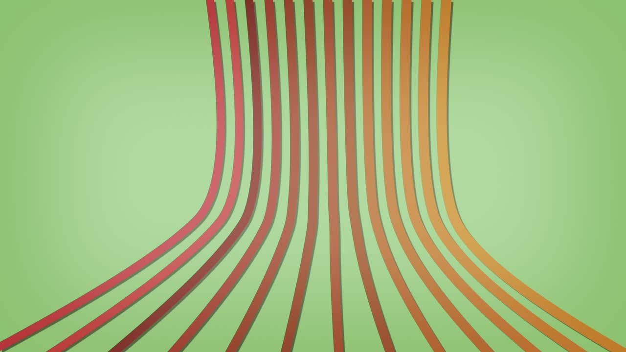 Vibrant retro background. Bold stripes (blue, yellow, red) creating perspective effect on beige-orange. 70s-inspired, nostalgic aesthetic for music, fashion, pop culture