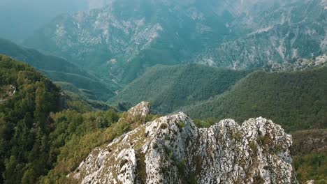 panoramic drone view of pian della fioba, a province of tuscany