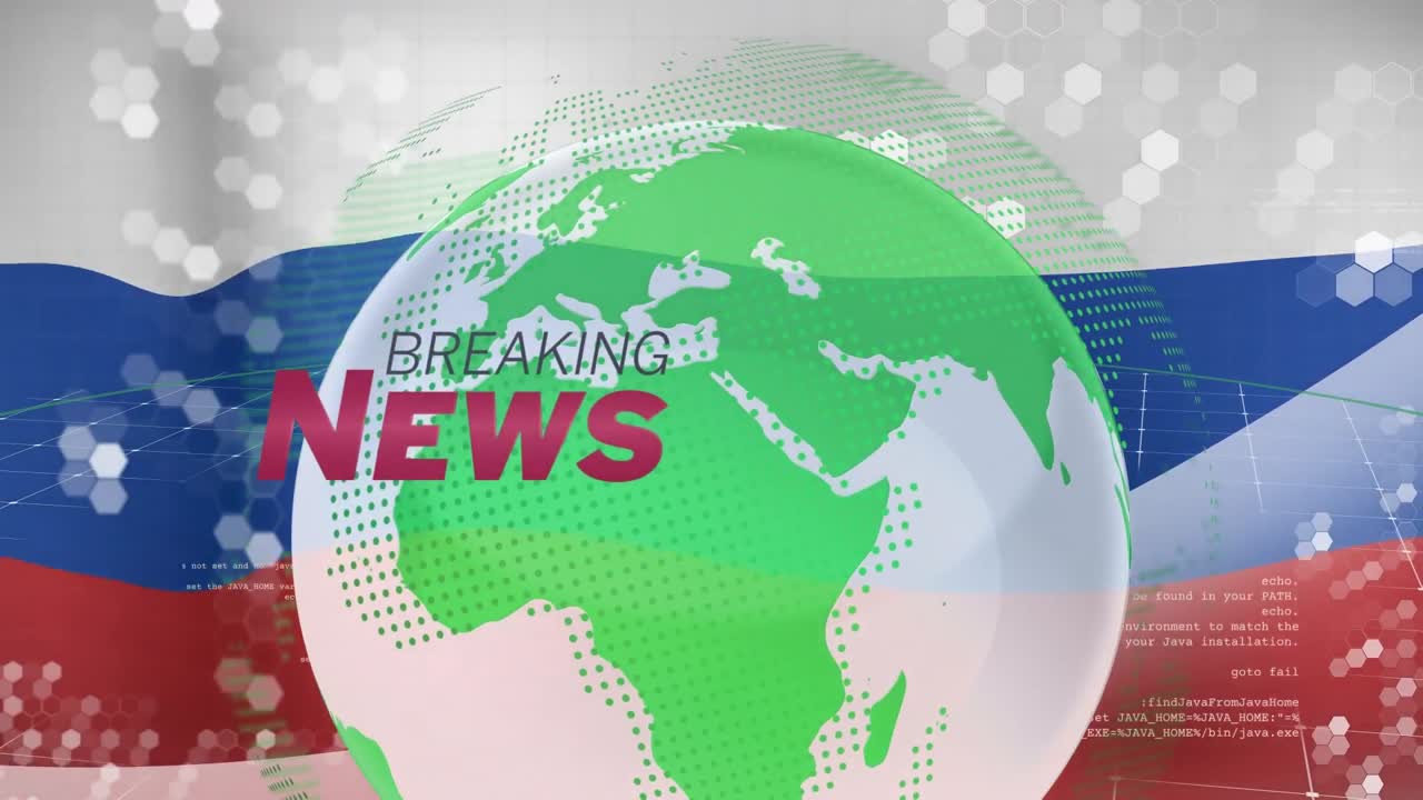 글로브의 애니메이션과 러시아의  ⁇ 발에 대한 최신 뉴스