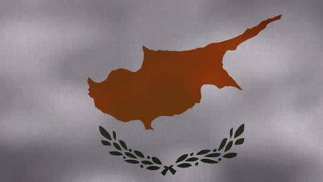 The-Cyprus-national-waving-flag