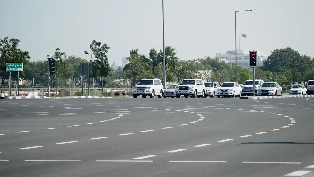 City Intersection in Dubai