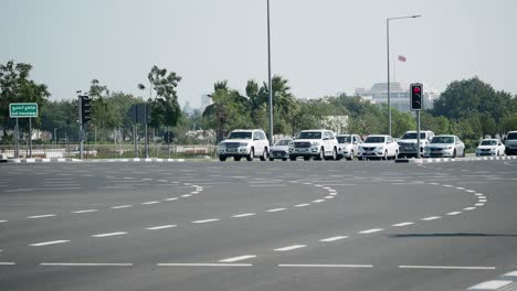 city intersection in dubai
