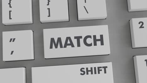 match button pressing on keyboard