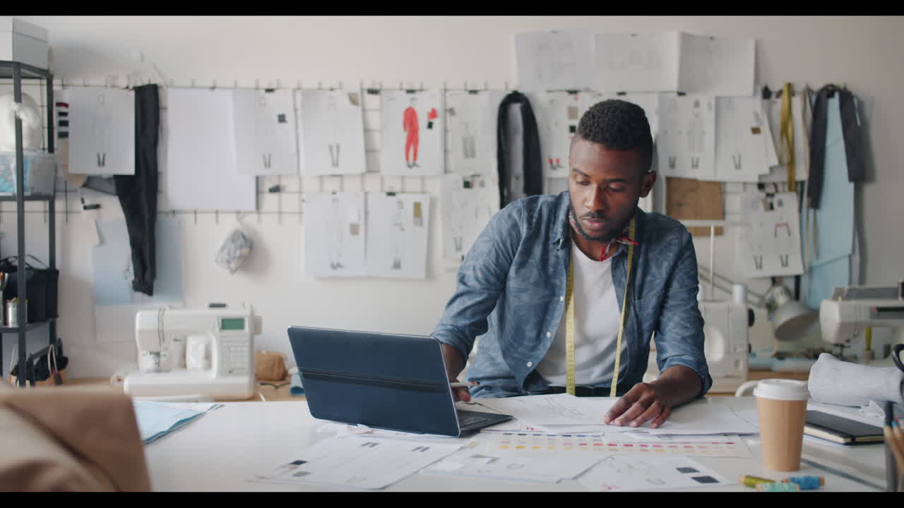 Fashion Designer at Work