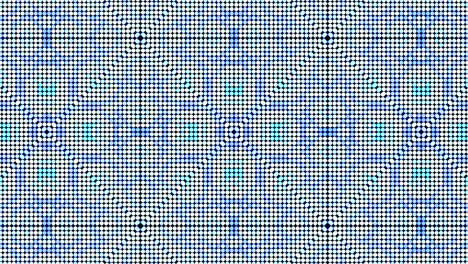 kaleidoscopio en movimiento. gráficos en movimiento de 4k