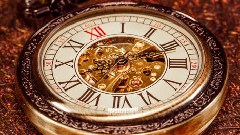 Close-up-on-vintage-clock