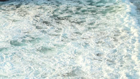 Waves-crashing-into-rocks-in-Canary-Islands,-Tenerife,-static