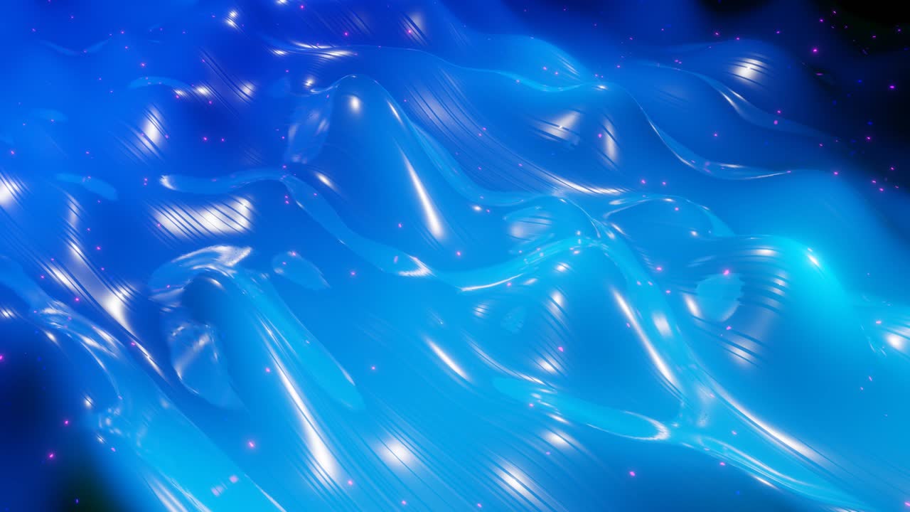 아름다운 파동, 밝은 반이는 빛, 밝은 색 gradient와 함께 추상적인 3d 표면. 파동은 빛나는 반이는 아주 반이는, 반이는 표면에서 실행됩니다. 4k 루프 애니메이션.