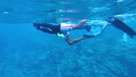 buzo libre pesca langosta los roques venezuela