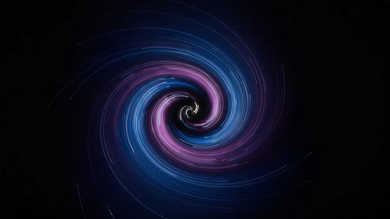 A Mesmerizing Whirl of Colors: The Dynamic Dance of Blue and Pink Swirls in a Hypnotic Vortex Illustrating Motion and Energy