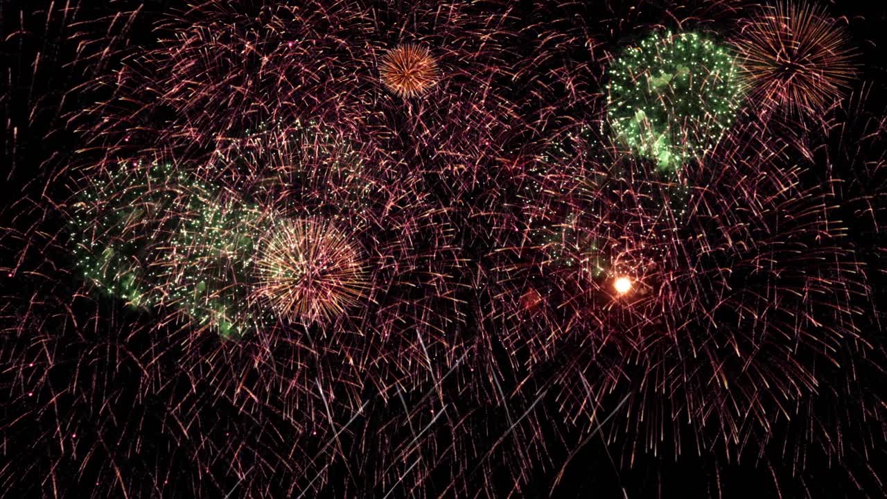 Abstract glitter background fireworks christmas eve 4th of july holiday concept sky fireworks