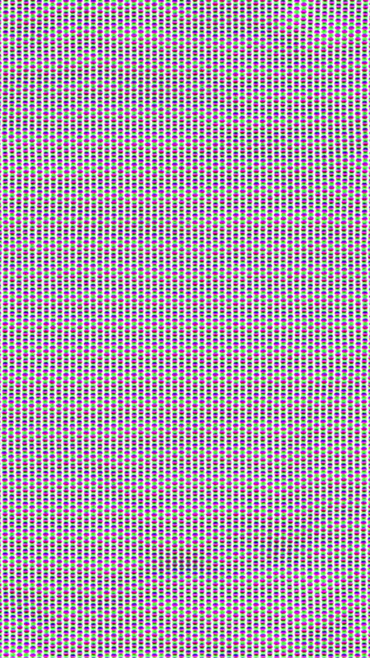 Abstraktes geometrisches Muster aus kleinen, mehrfarbigen Kreisen