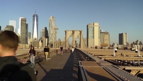 brooklyn bridge is a large-scale steel and stone cable-stayed suspension bridge in new york
