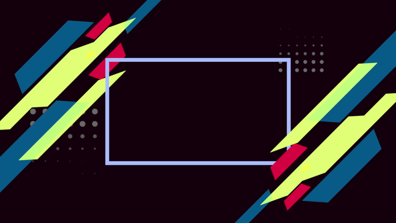 movimiento formas geométricas abstractas y fondo de colores