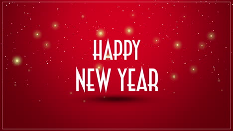 happy new year text on red background 2