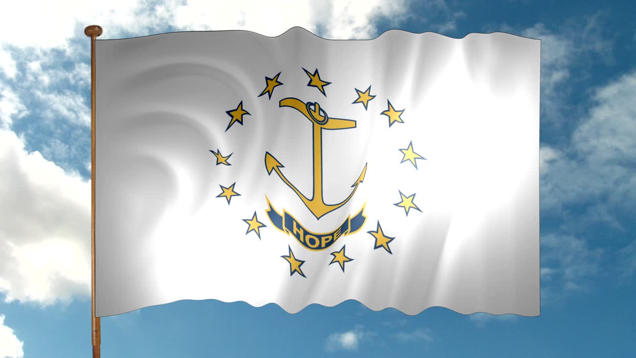 bandera del estado de rhode island