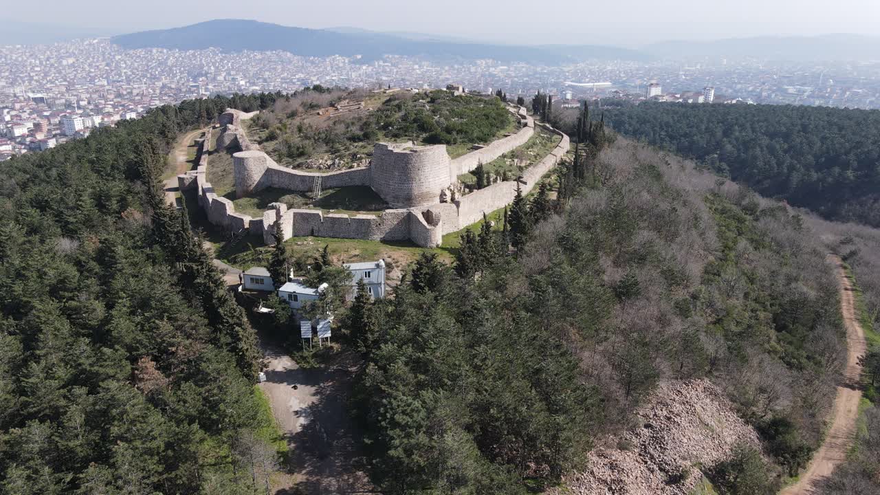histórico castillo medieval de bizancio