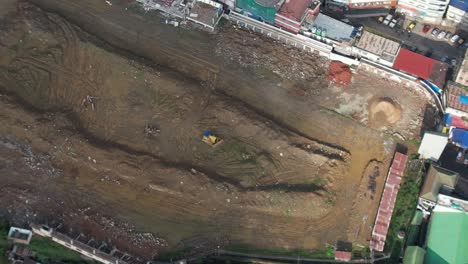 Vista-Aérea-De-La-Construcción-Del-Terreno-Local-De-Kohima