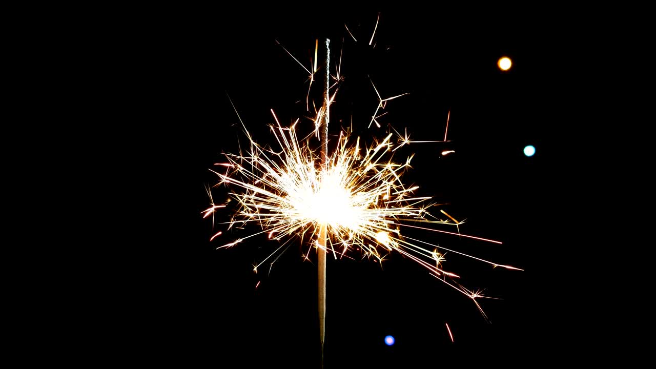 las luces de bengala.