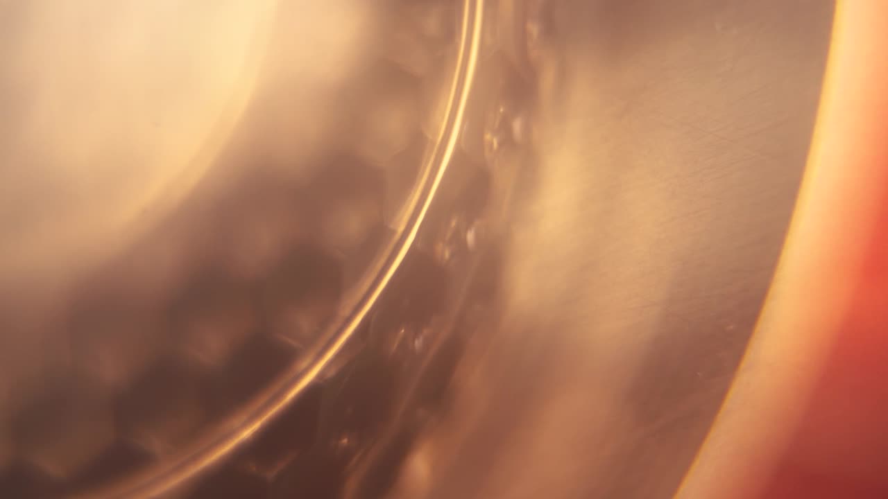 모터사이클 조명, 움직임의 슬라이드의 상세한 매크로 비디오