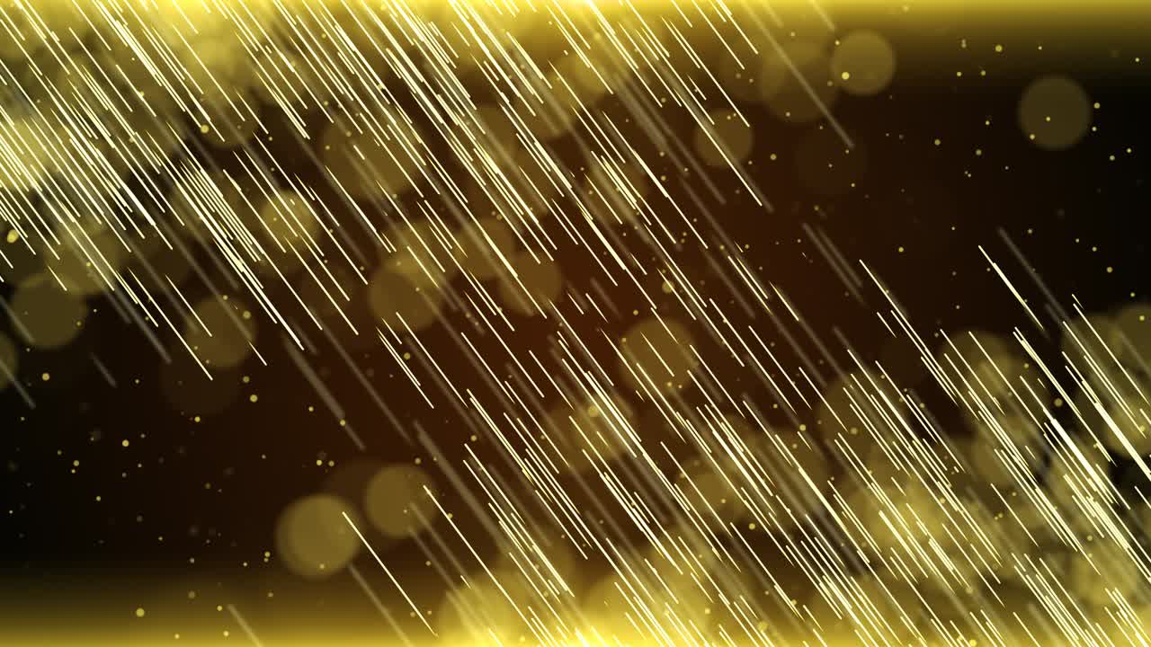 4k 3d loop animation abstract festive motion background shining gold bokeh shimmering sparkling