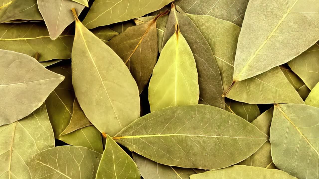 Lots of Laurel Leaves Used for Cooking