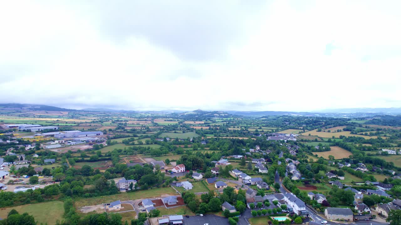 Aveyron suburban area, Occitania in France