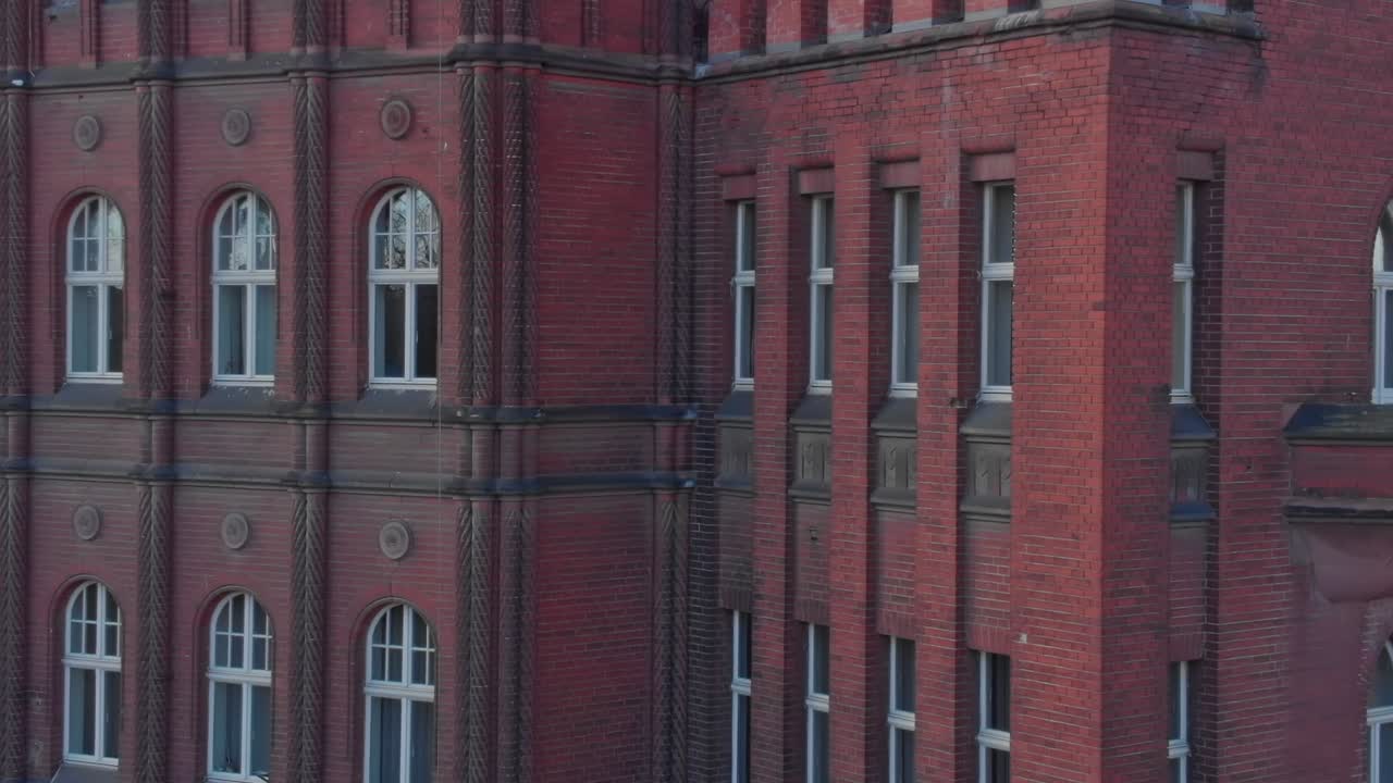 Dettagli architettonici a Danzica, Polonia, durante il giorno