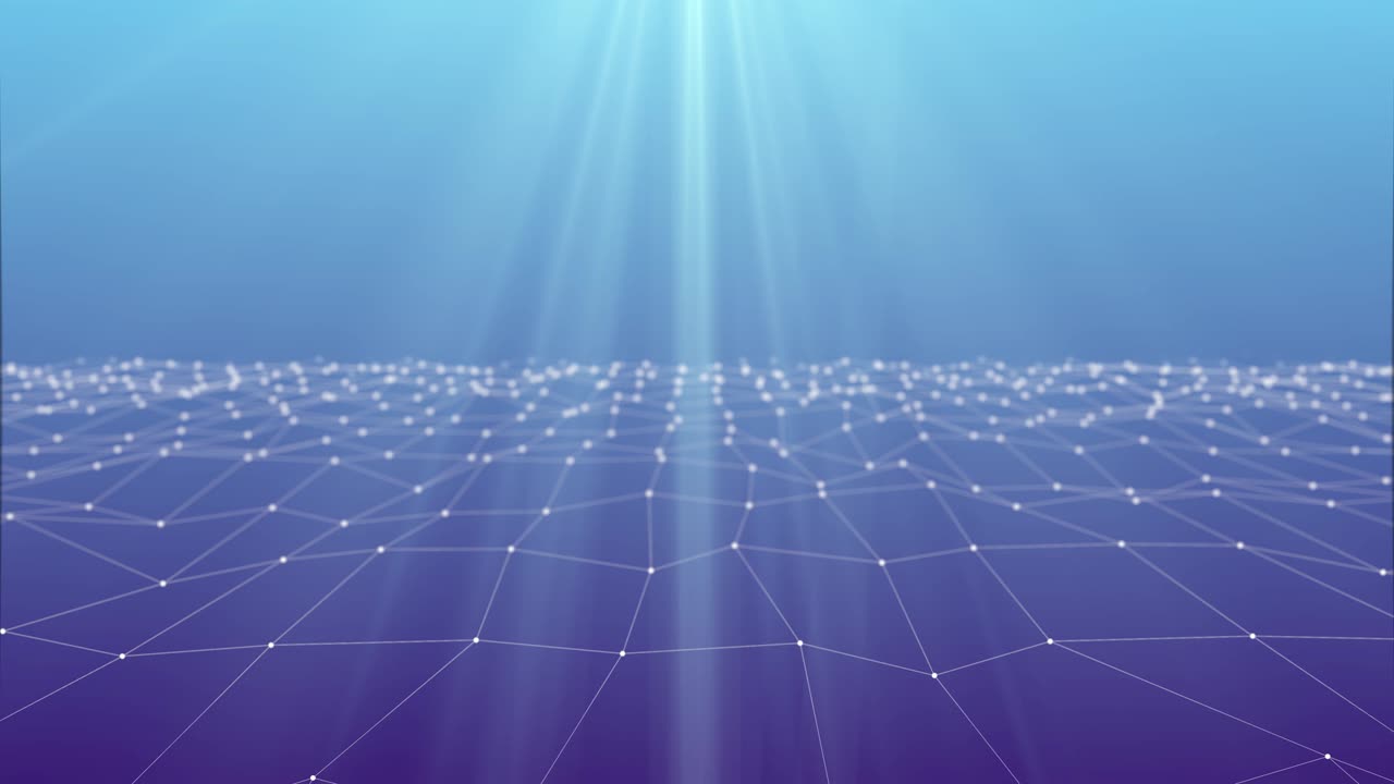 추상적인 네트워크 비즈니스 와이어 라인 기하학적 배경