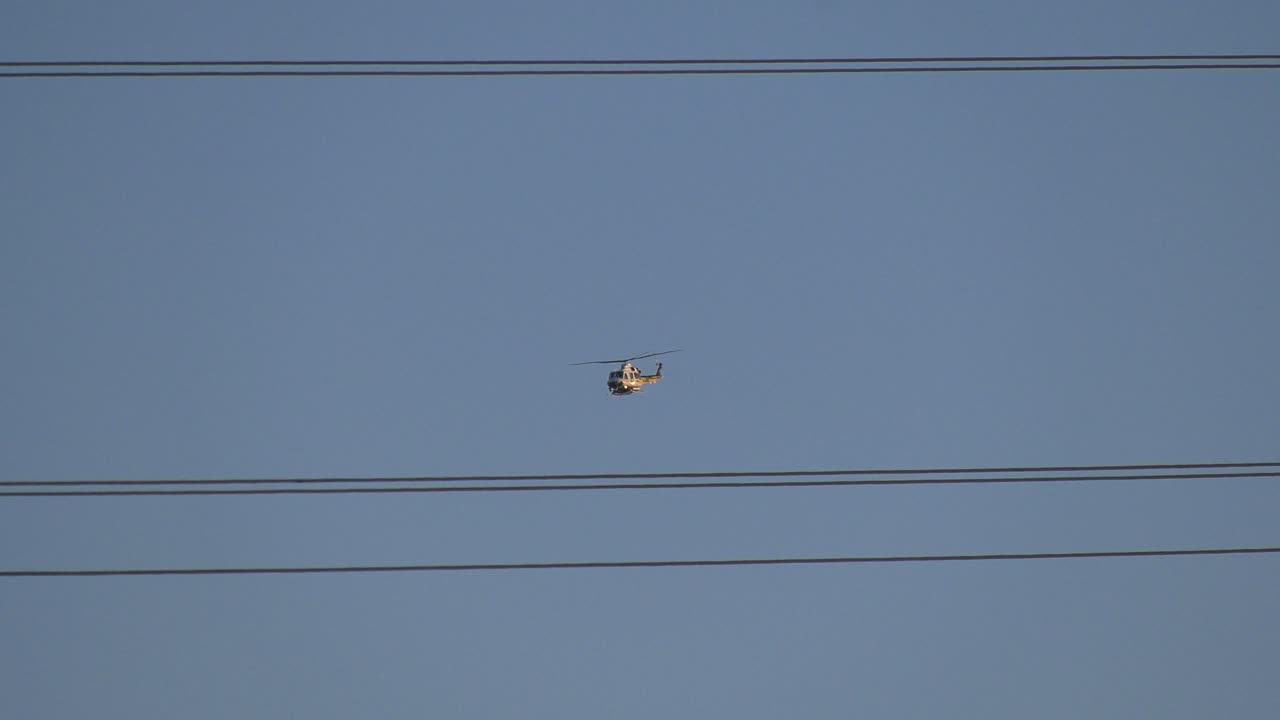 화재 헬리터 비행 - 고속