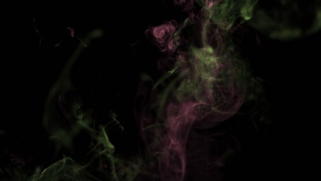 4k colorful fog and smoke effect