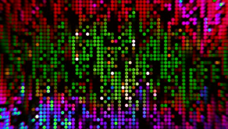 abstract colorful led lights pattern