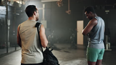 teamwork, friends and fist bump with people in gym