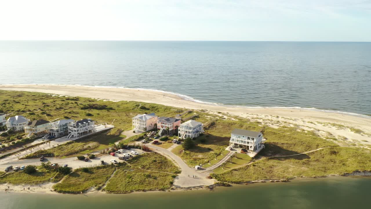 Vista aerea di Oak Island, Carolina del Nord-3
