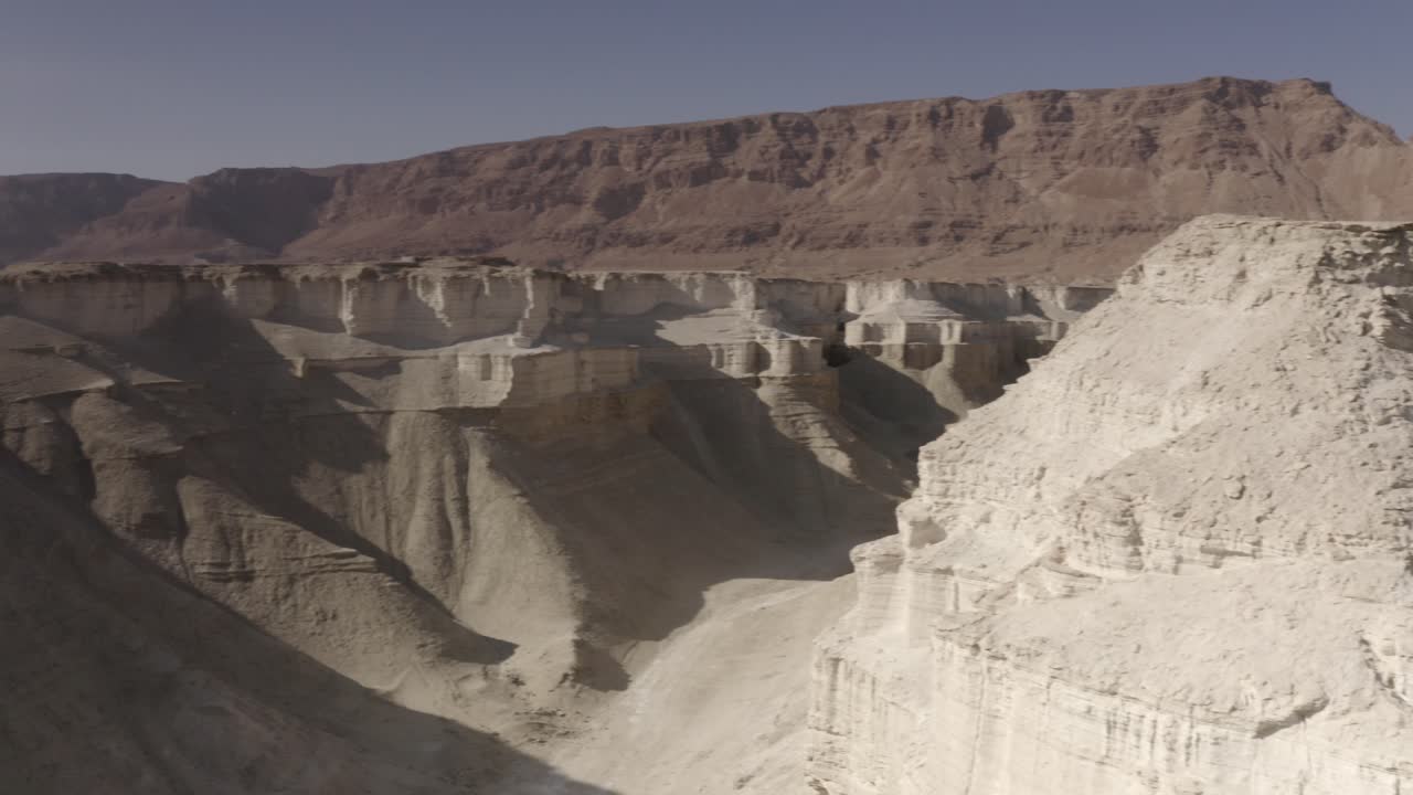 paisaje del desierto del cañón en israel