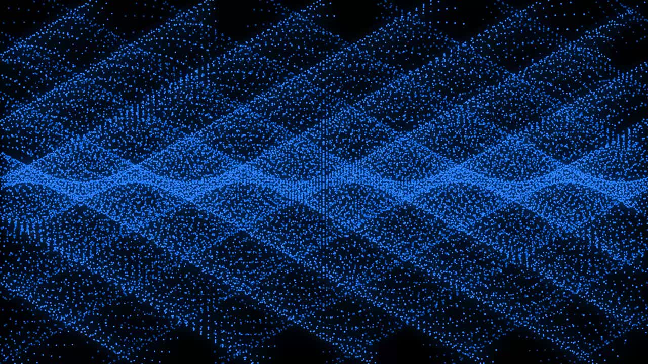 patrón de forma de punto de color azul animación gráficos de movimiento