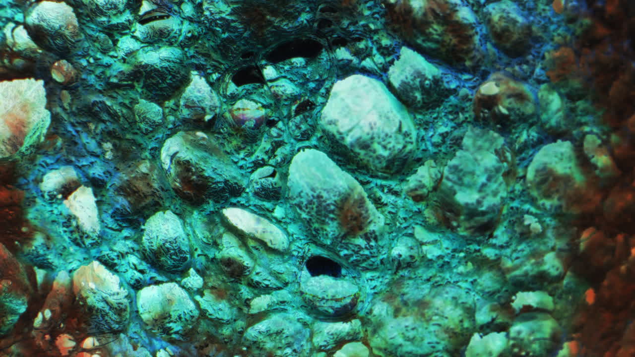 Close-up of a mineral rock texture