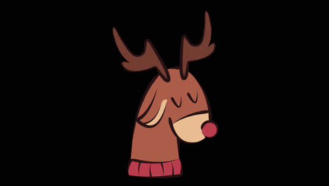 cute cartoon reindeer