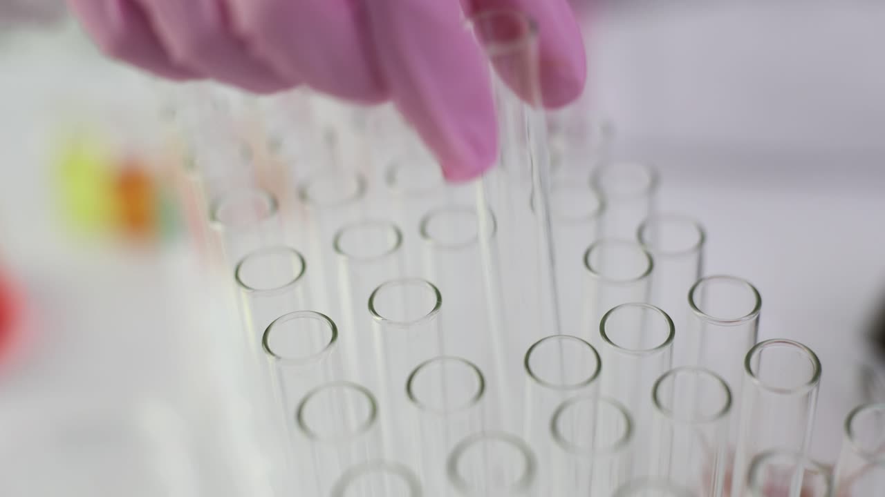 Laboratory test tubes