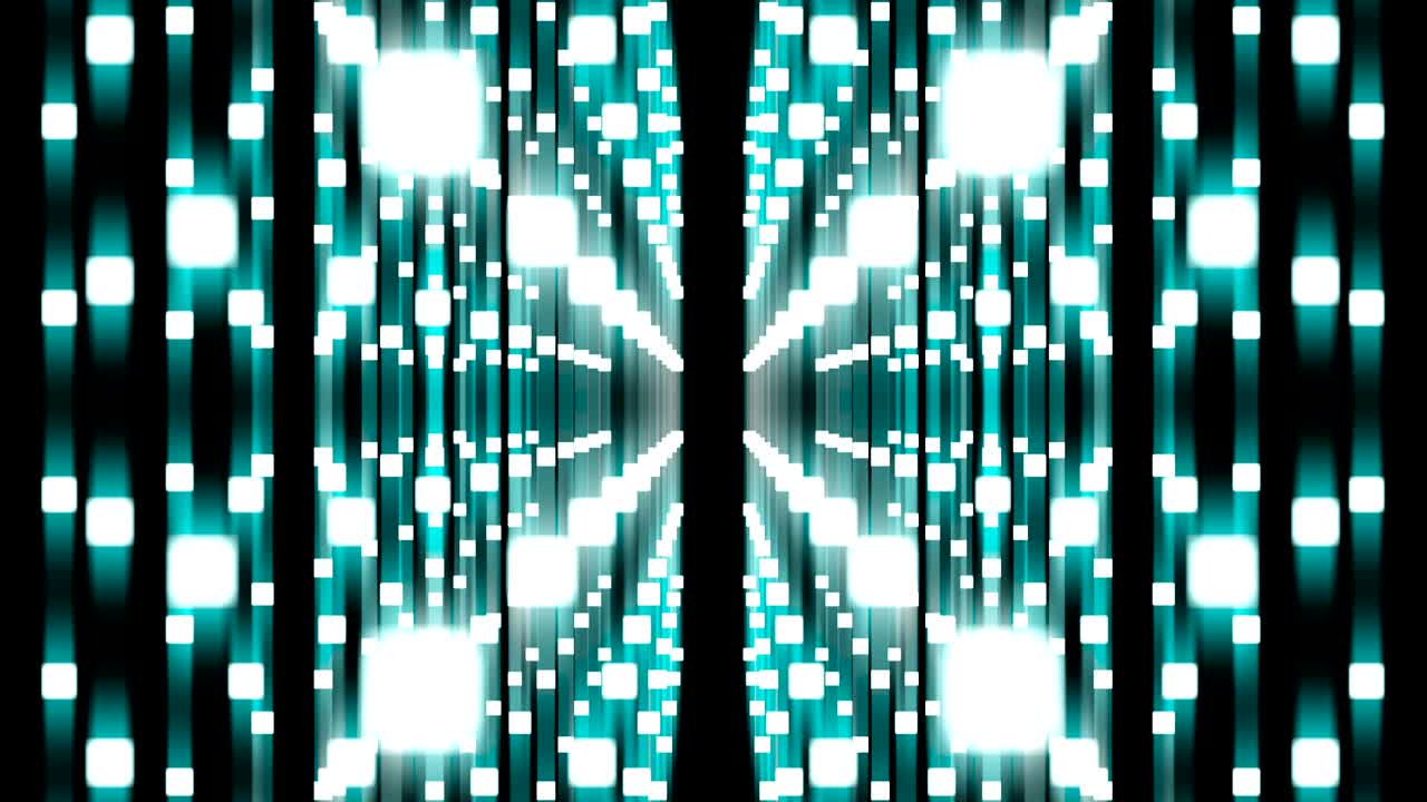 abstract geometric square box dot color azul patrón brillante fondo zoom en movimiento, animación de bucle sin costuras 4k