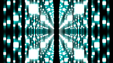 abstract geometric square box dot color azul patrón brillante fondo zoom en movimiento, animación de bucle sin costuras 4k