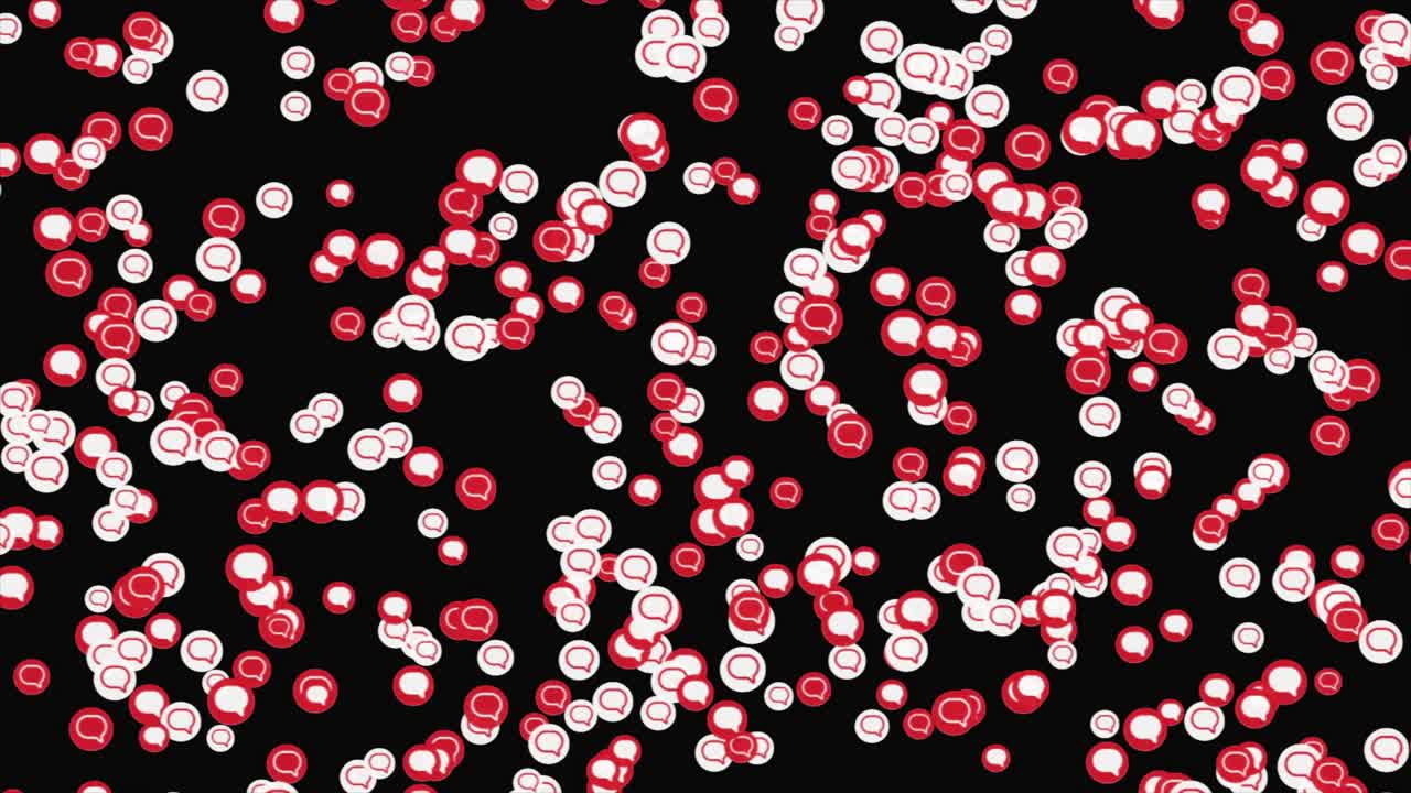 patrón de burbuja de habla abstracta