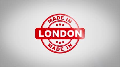 hecho en londres sello
