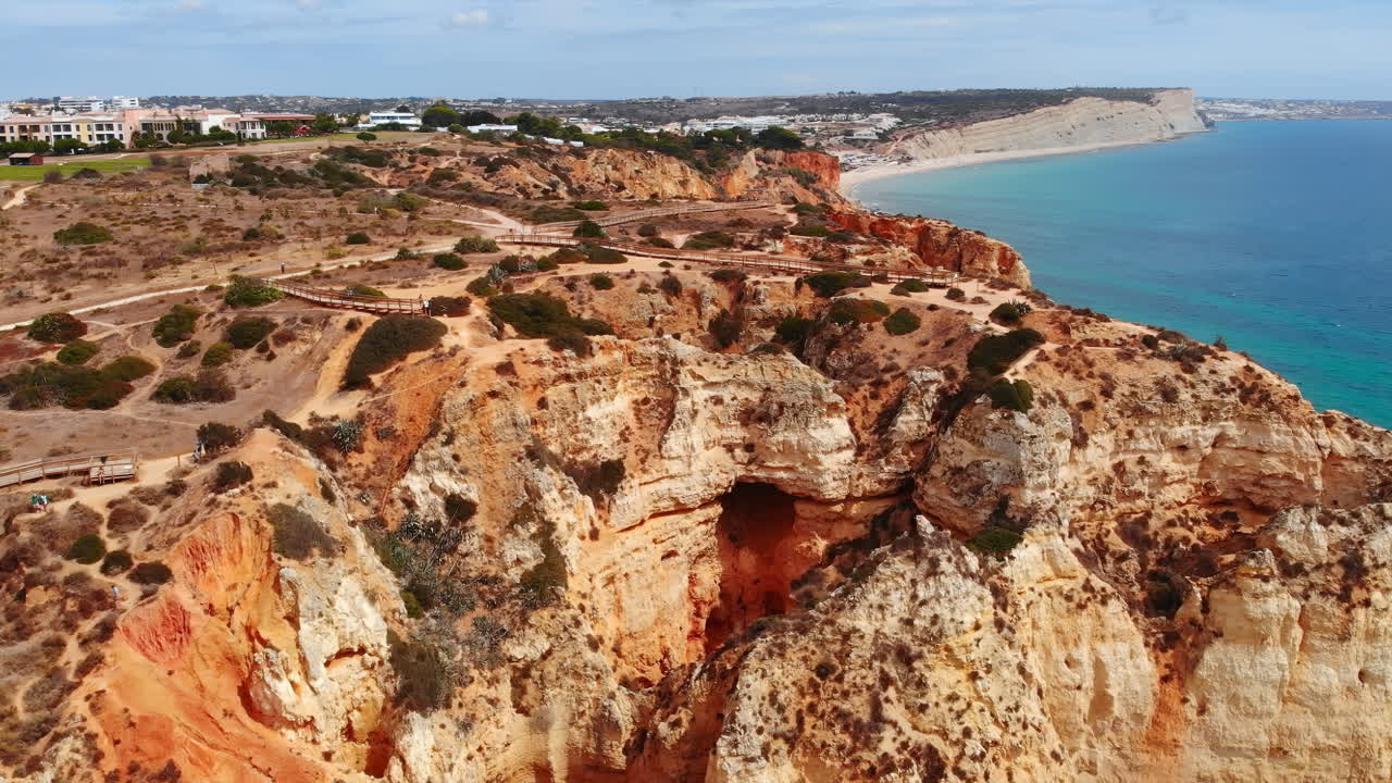 Scenic Coastal Landscape with Cliffs and Beach