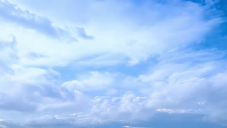 beautiful blue sky with white clouds