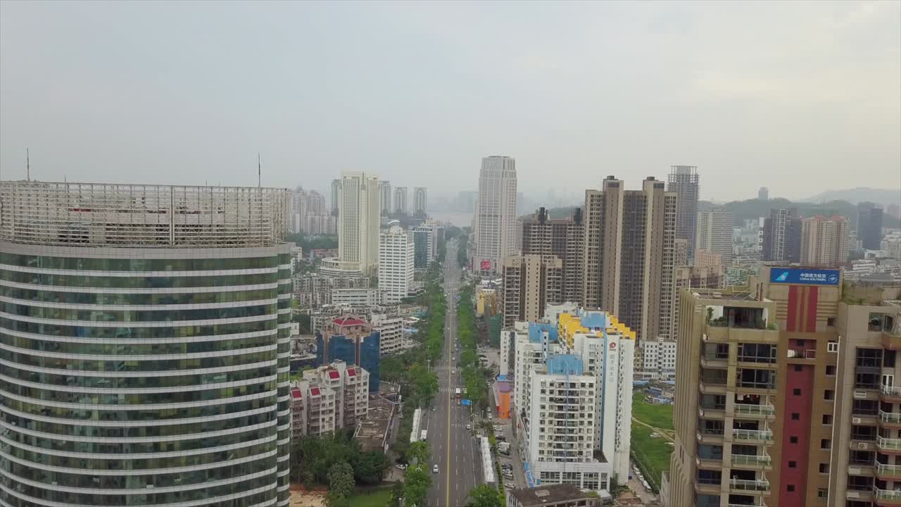 zhuhai paisagem urbana panorama aéreo 4k china
