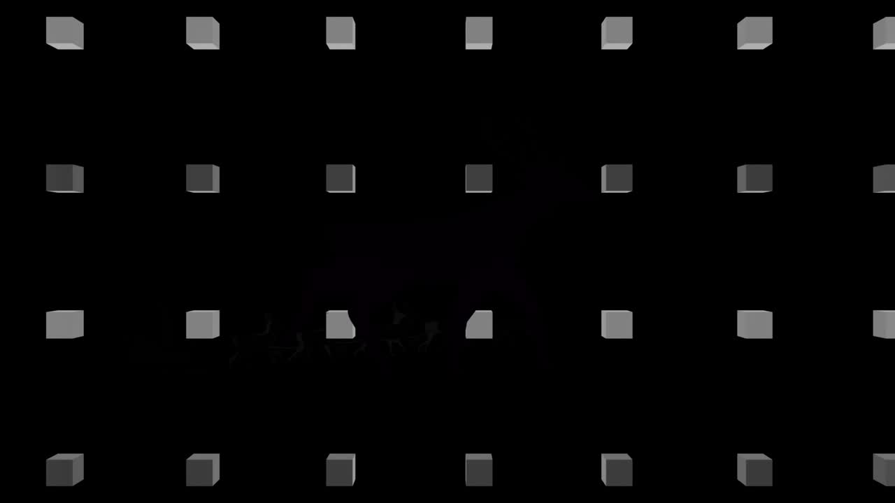Animation of orange marker over rows of smiling fingerprint