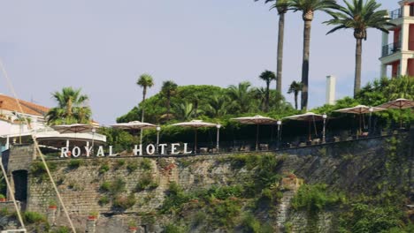 hotels overlooking the coast in sorrento, italy