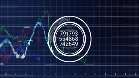 Animation-Der-Finanzdatenverarbeitung-Auf-Dunklem-Hintergrund