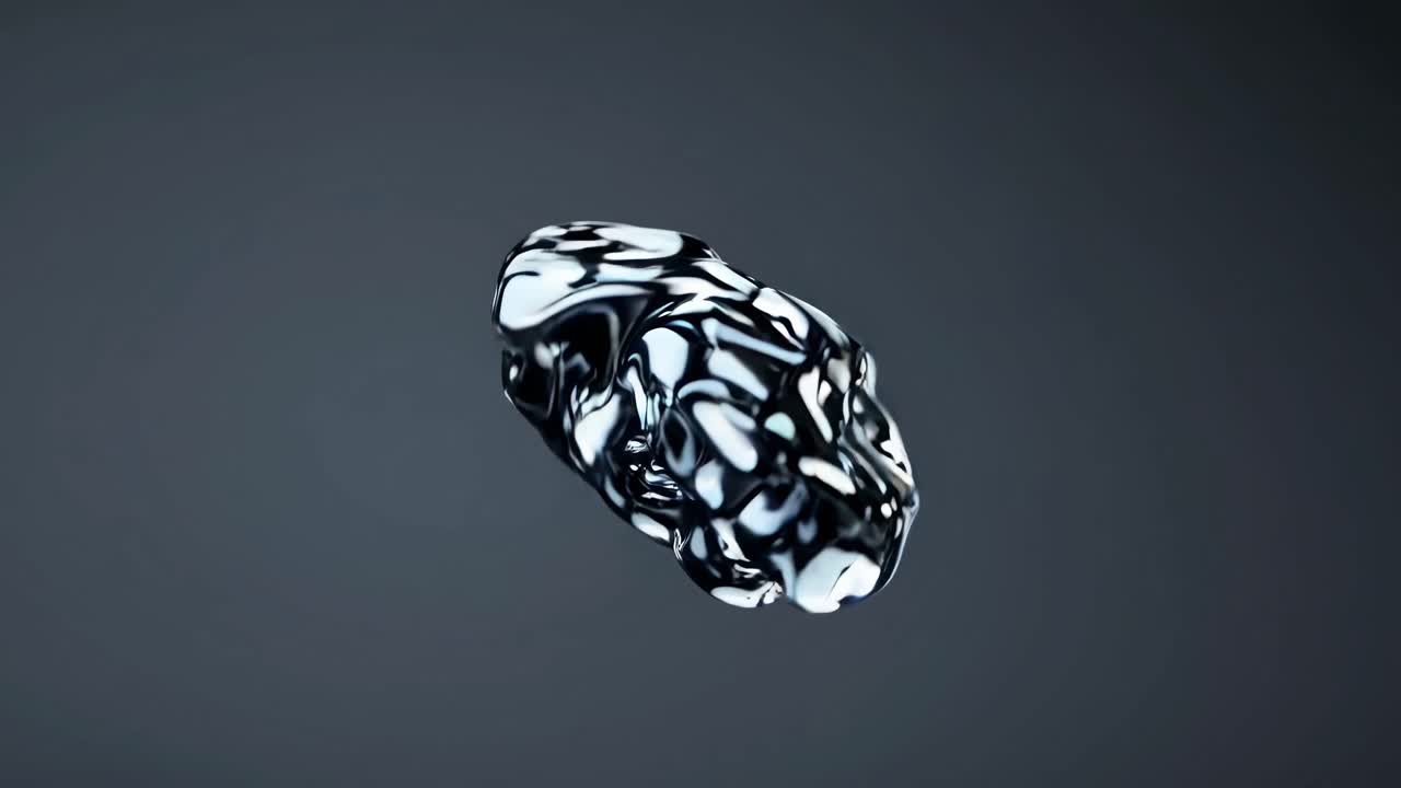 Abstract Liquid Metal Shapes